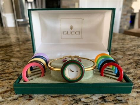 gucci multi bezel watch.